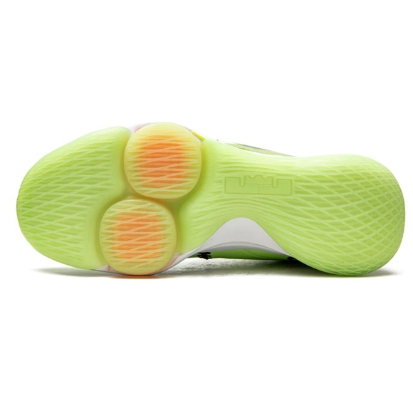 NIKE LEBRON WITNESS V lime glow basketball sneakers  M8 / W9.5 - Picture 6 of 7